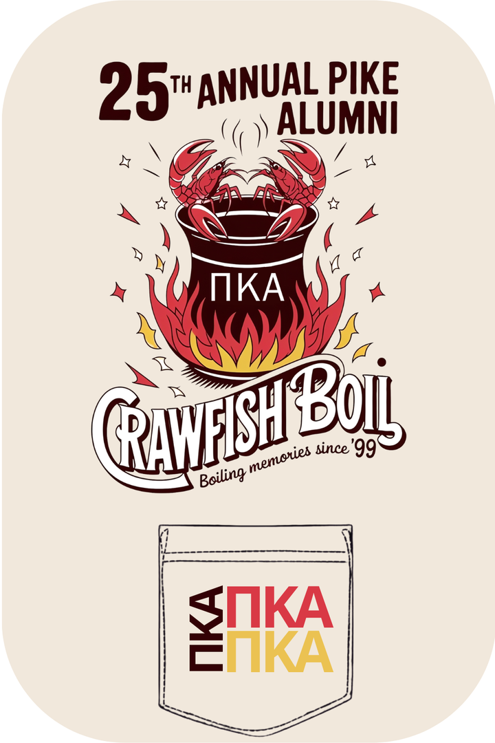 Custom 25th Annual Pike Alumni Crawfish Boil