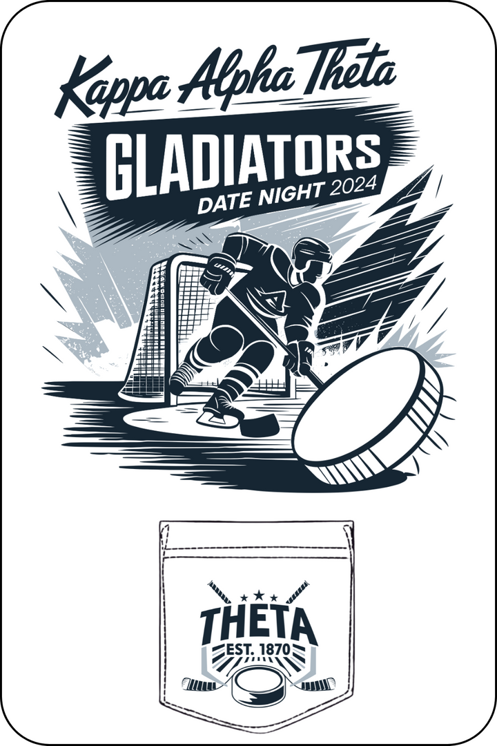 Custom Kappa Alpha Theta Gladiators Date Night