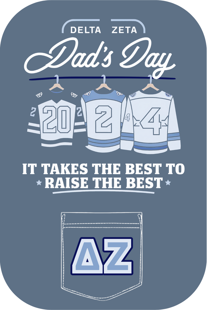 Custom Delta Zeta Dad's Day