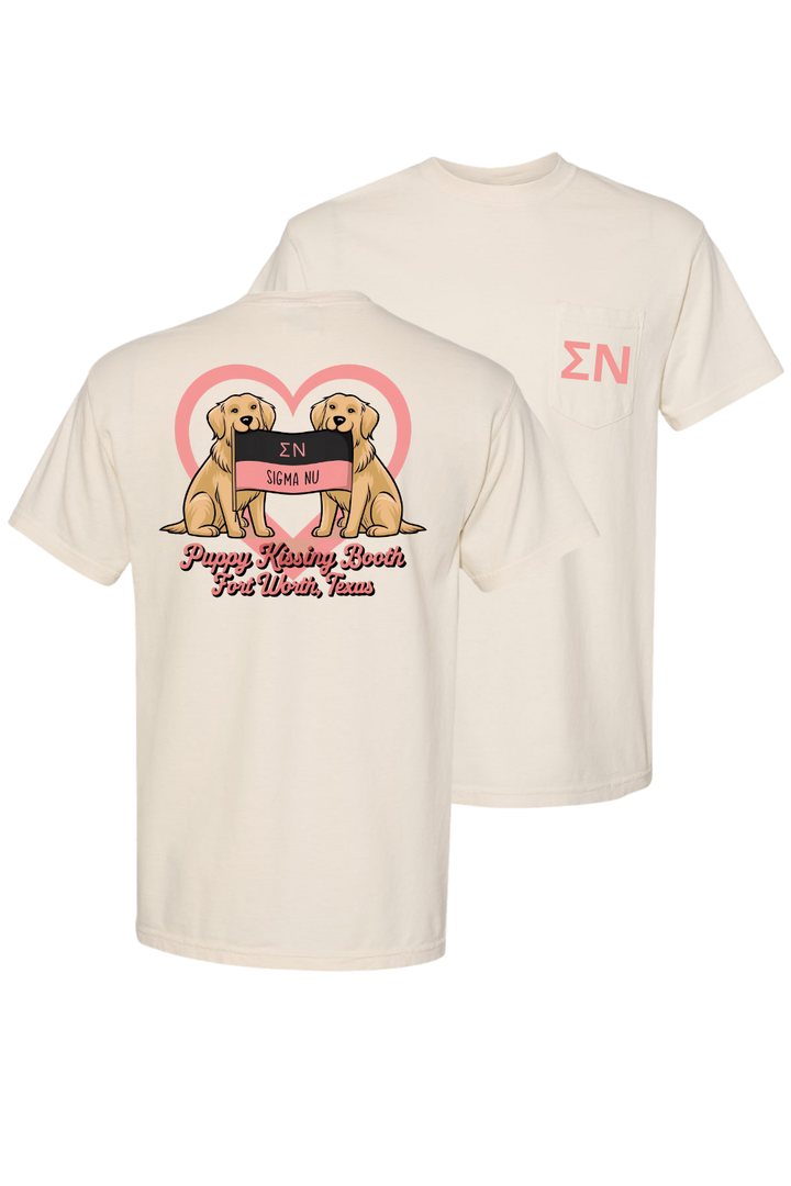 Custom Sigma Nu Puppy Kissing Booth