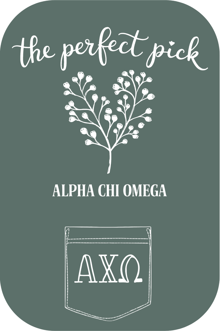 Custom The Perfect Pick Alpha Chi Omega