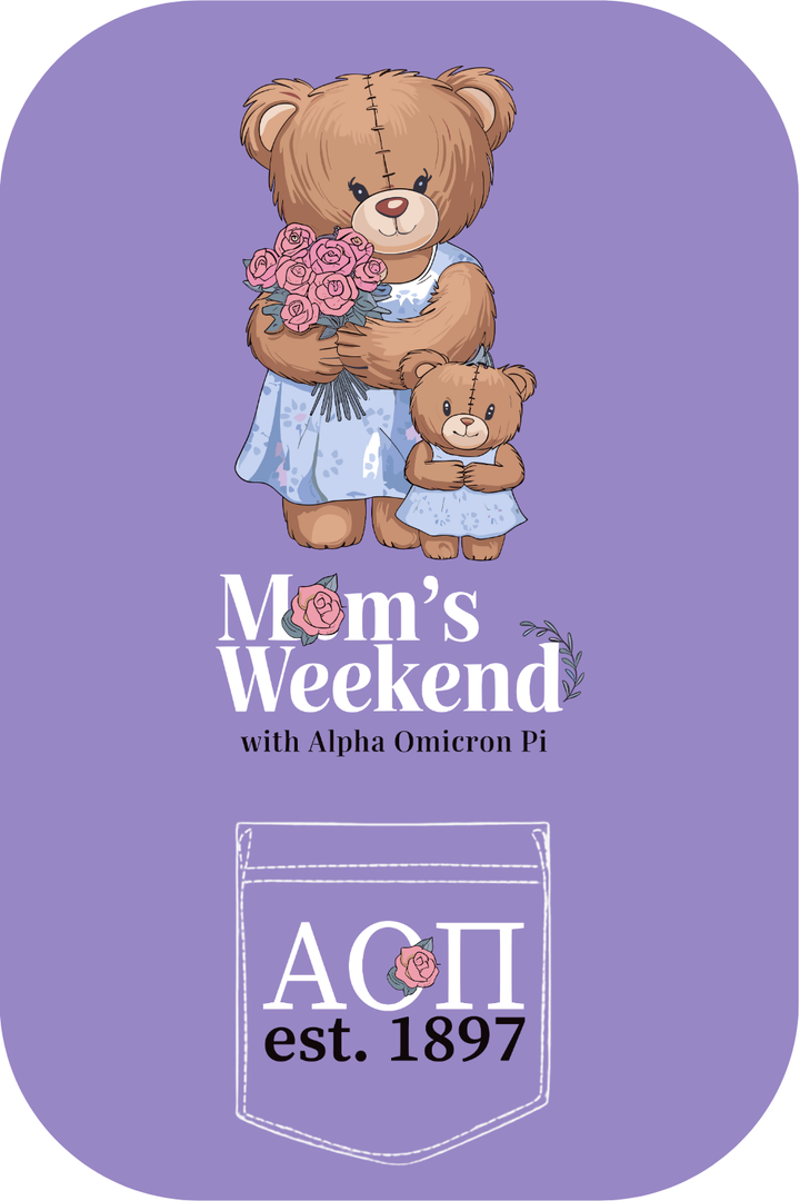 Custom Mom's Weekend Alpha Omicron Pi