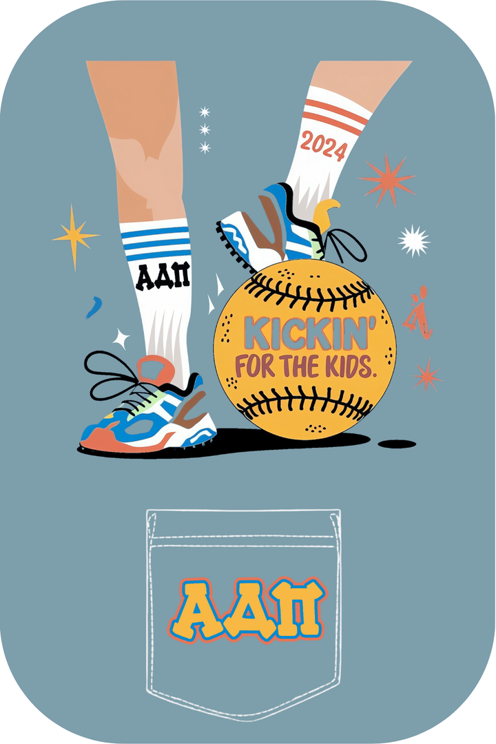 Custom Kickin For The Kids Alpha Delta Pi