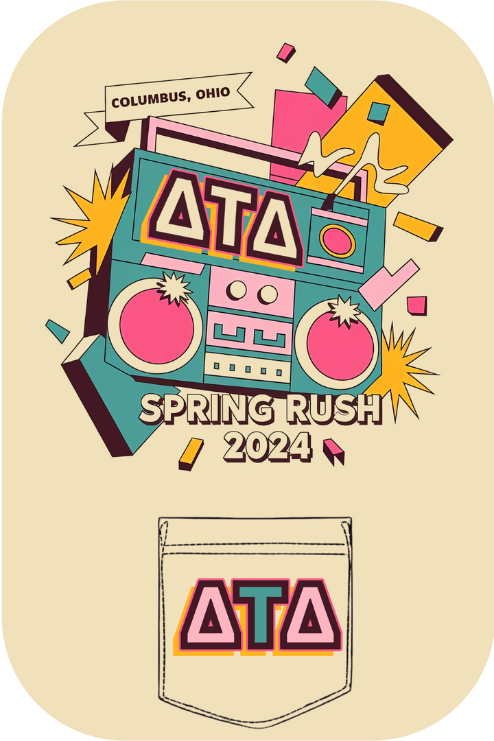 Custom Delta Tau Delta Spring Rush