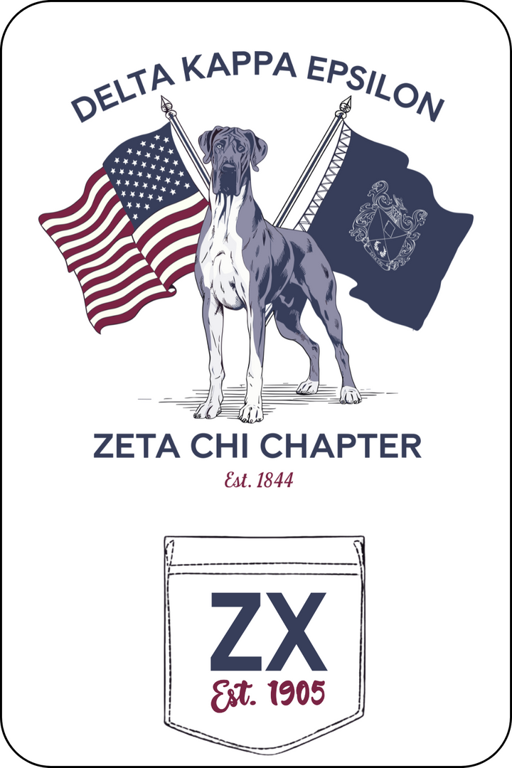 Custom Delta Kappa Epsilon Zeta Chi Chapter