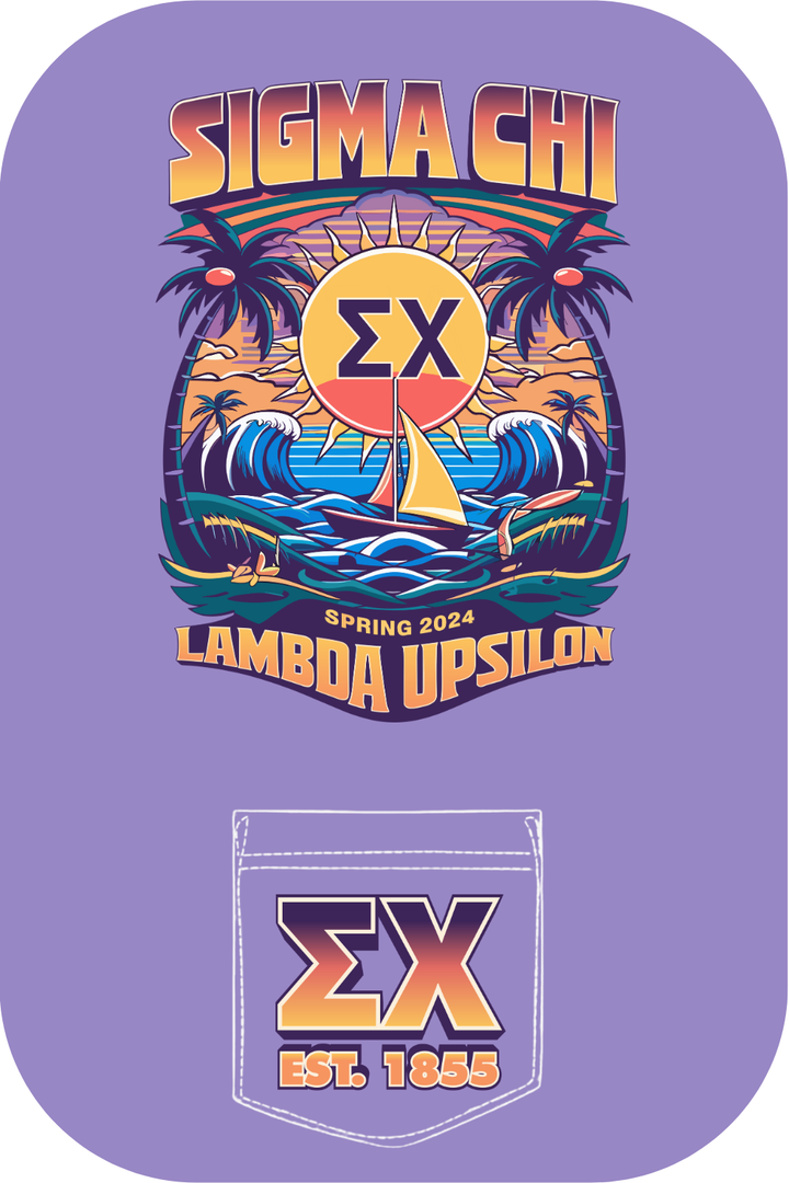 Custom Sigma Chi Spring Lambda Upsilon
