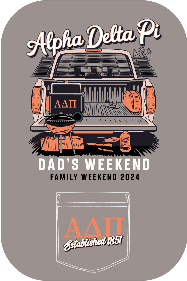 Custom Alpha Delta Pi Dad's Weekend