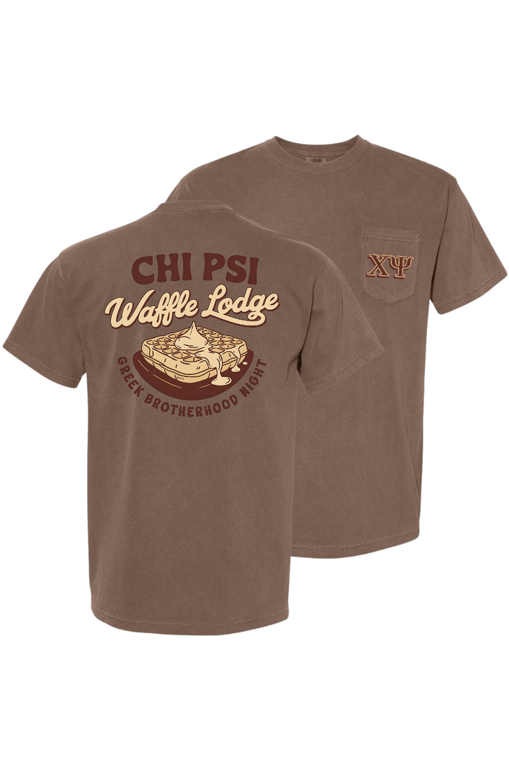 Custom Chi Psi Waffle Lodge Greek Brotherhood Night