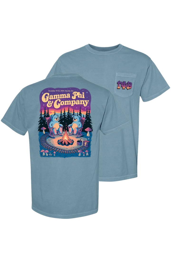 Custom Gamma Phi & Company Bear Bonfire