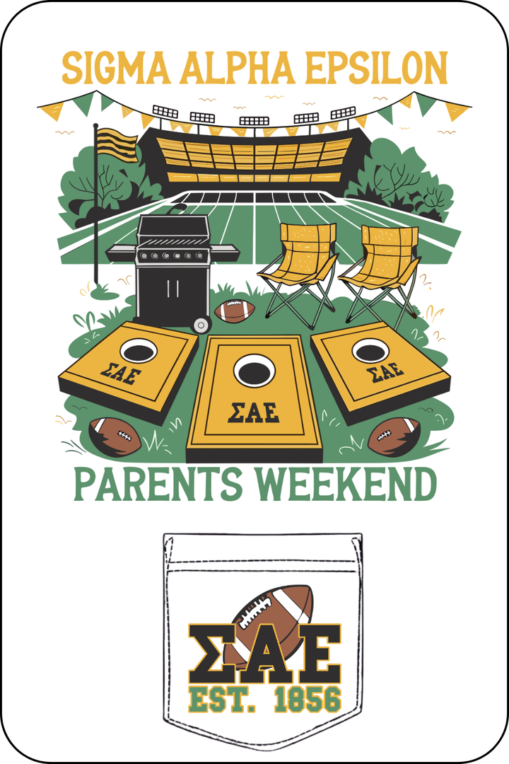 Custom Sigma Alpha Epsilon Parents Weekend