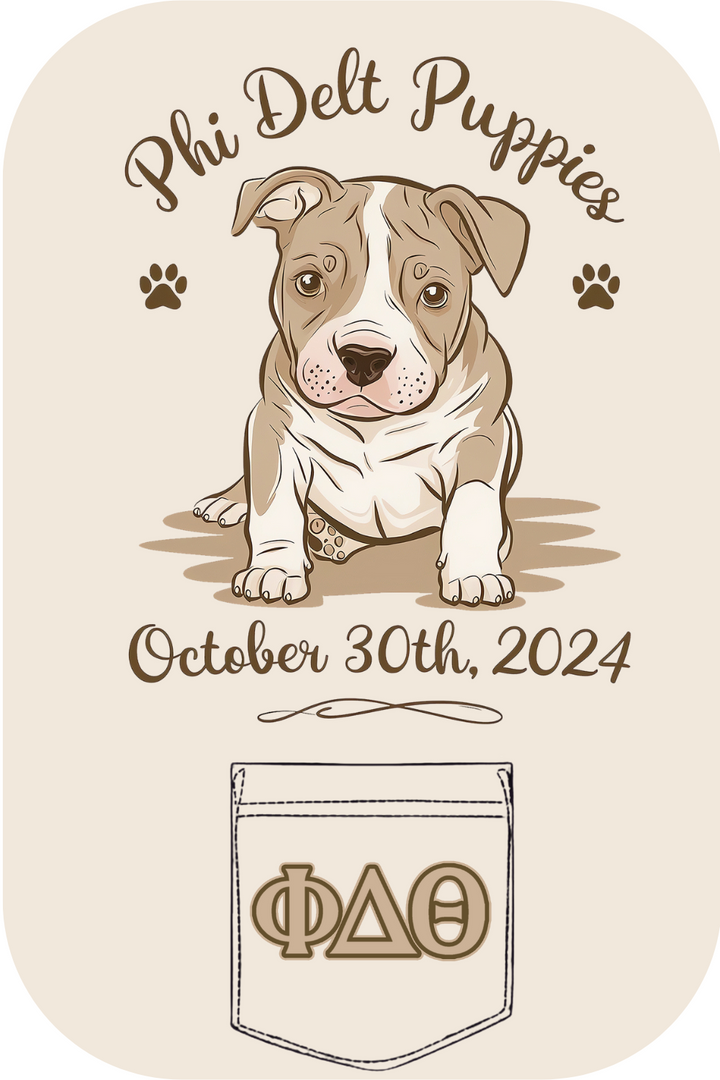Custom Phi Delta Theta Puppies