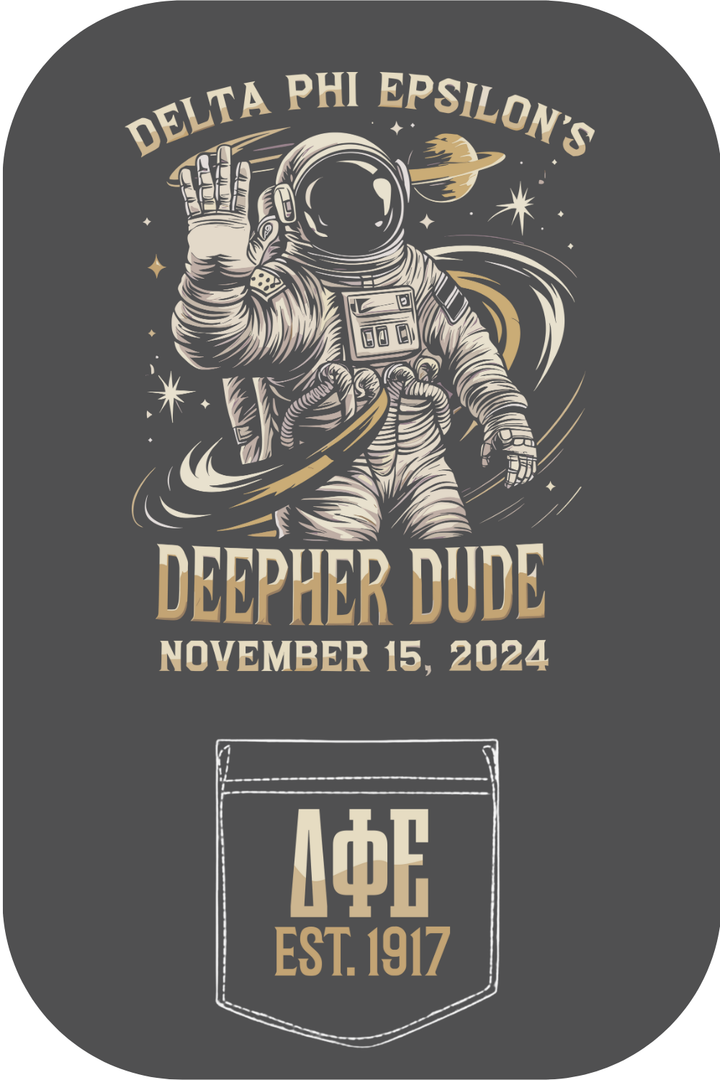 Custom Delta Phi Epsilon Deepher Dude