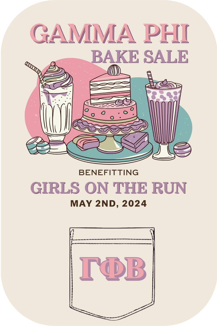 Custom Gamma Phi Bake Sale