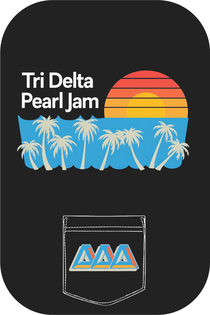 Custom Tri Delta Pearl Jam