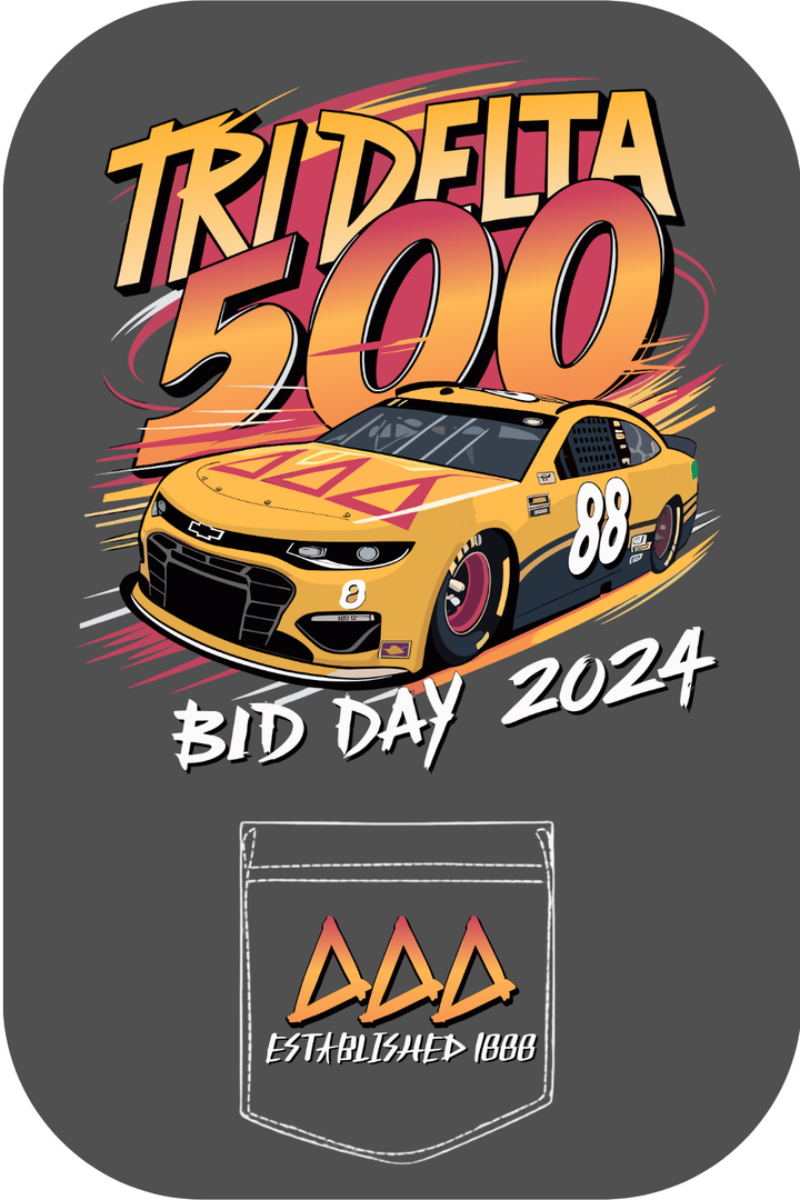 Custom Tri Delta 500 Bid Day