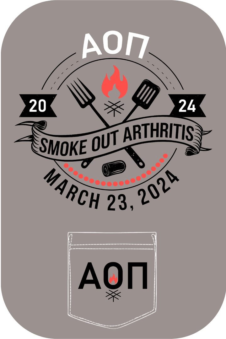 Custom Smoke Out Arthritis Alpha Omicron Pi