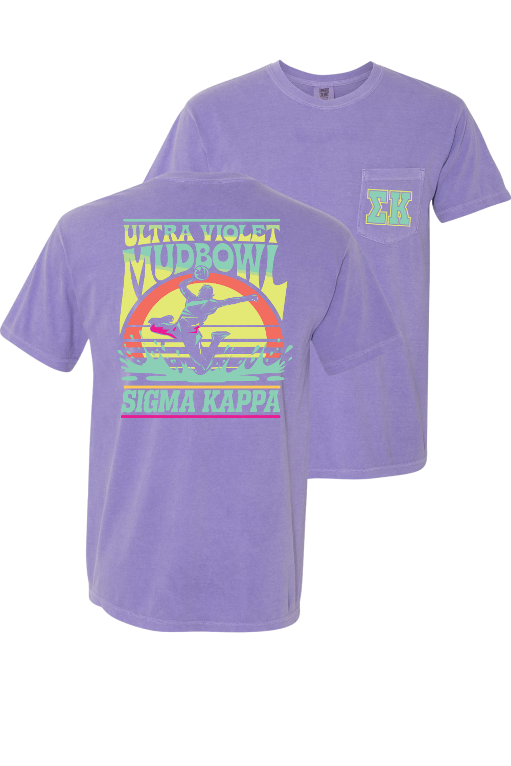 Custom Ultraviolet Mud Bowl Sigma Kappa