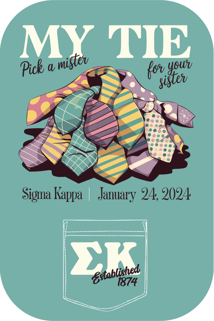 Custom My Tie Sigma Kappa