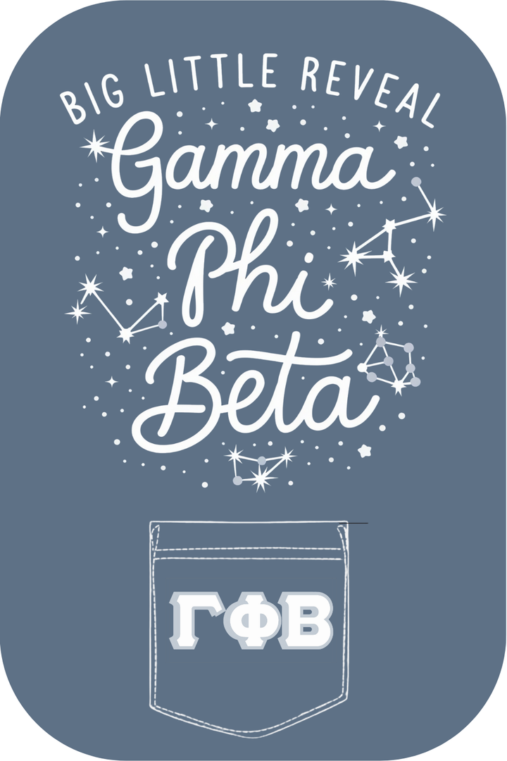 Custom Big Little Reveal Gamma Phi Beta