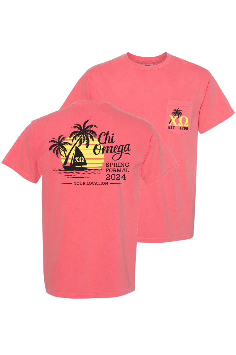 Custom Chi Omega Spring Formal