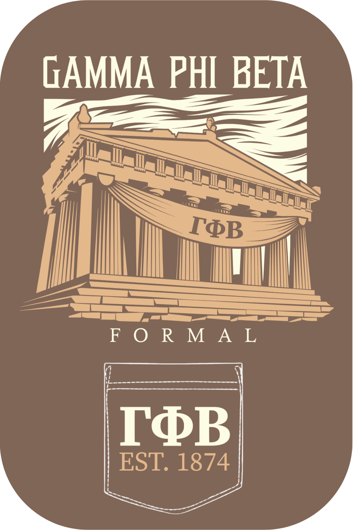 Custom Gamma Phi Beta Formal