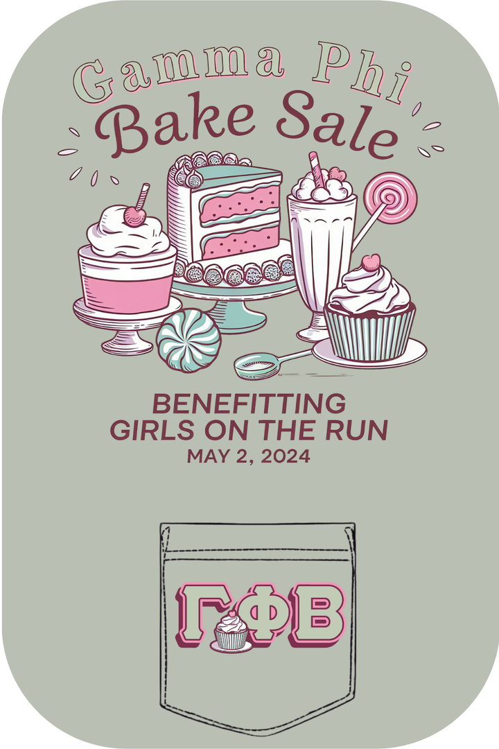 Custom Gamma Phi Bake Sale