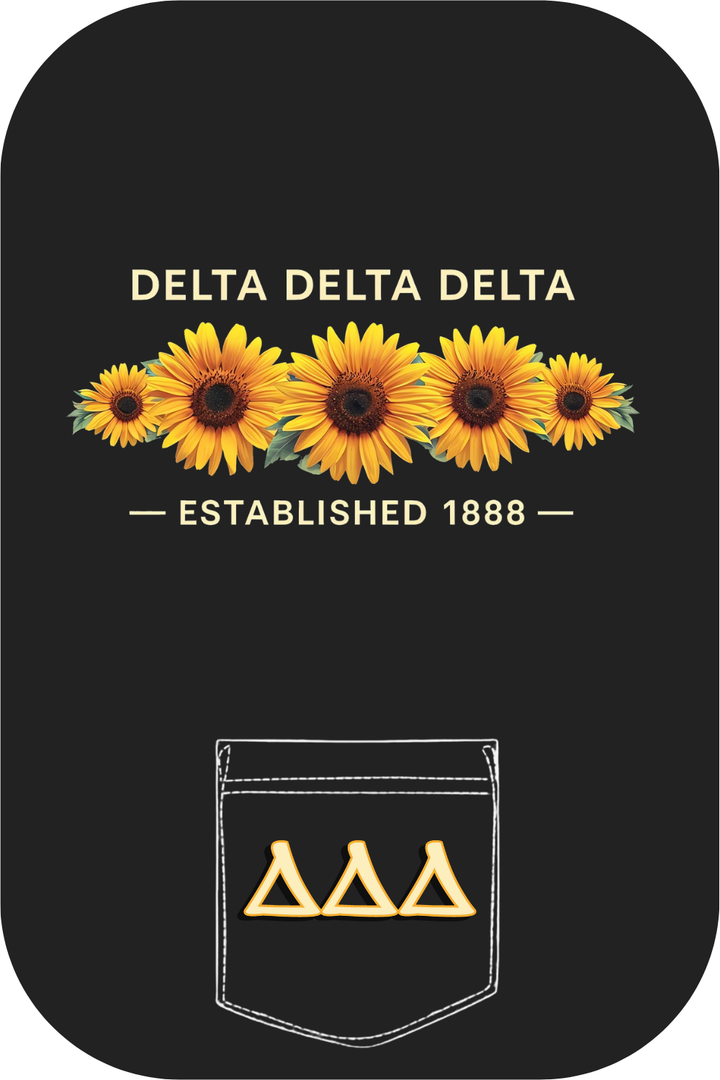 Custom Delta Delta Delta Established 1888