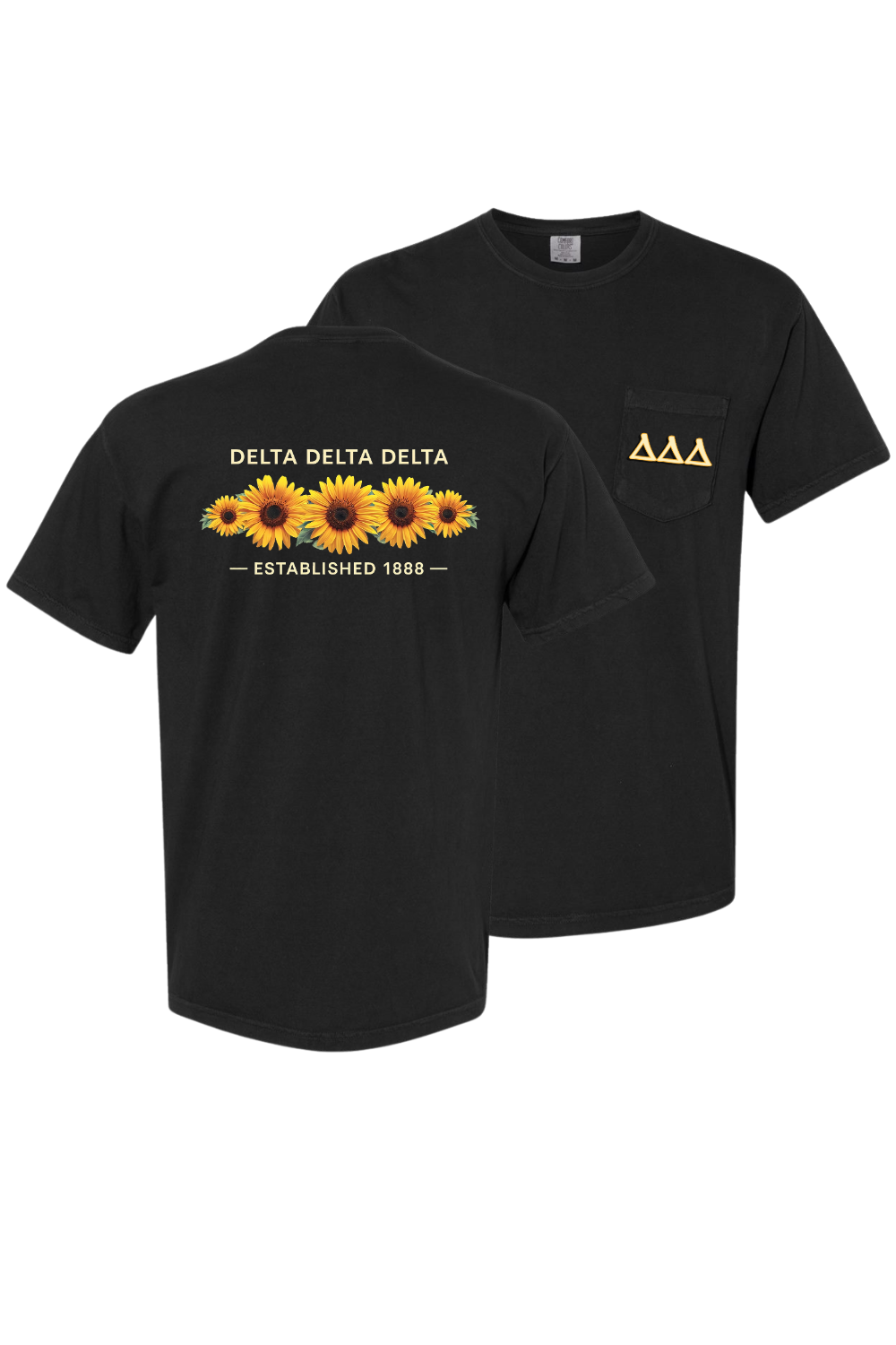 Custom Delta Delta Delta Established 1888