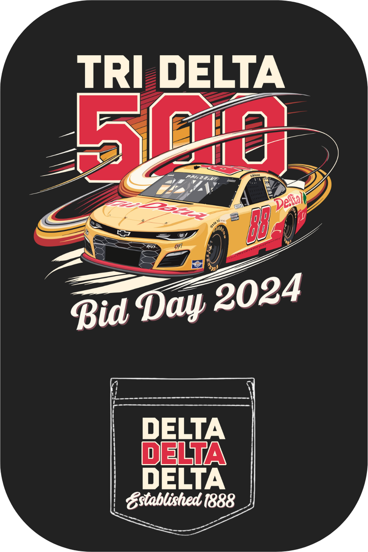Custom Tri Delta 500 Bid Day