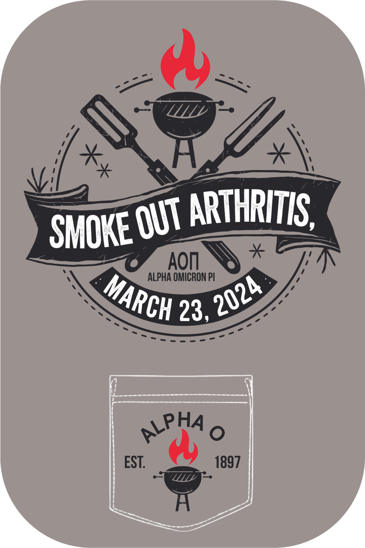 Custom Smoke Out Arthritis Alpha Omicron Pi