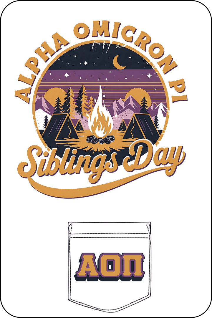Custom Alpha Omicron Pi Siblings Day