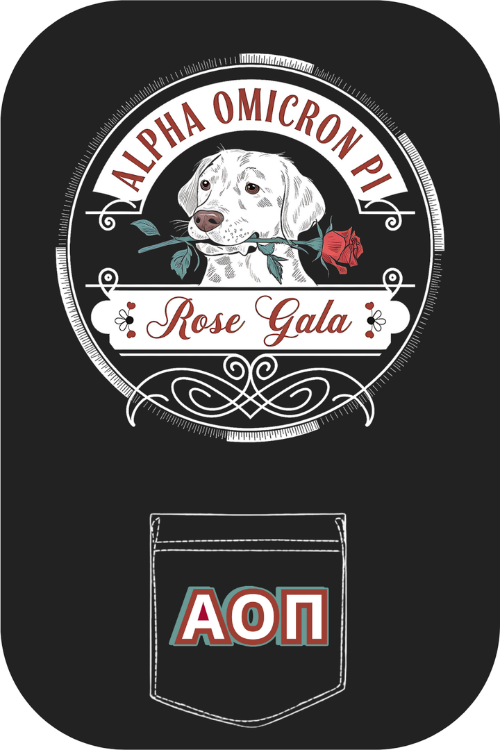 Custom Alpha Omicron Pi Rose Gala