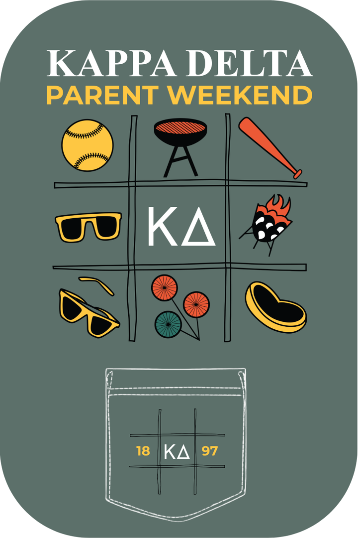 Custom Kappa Delta Parent Weekend