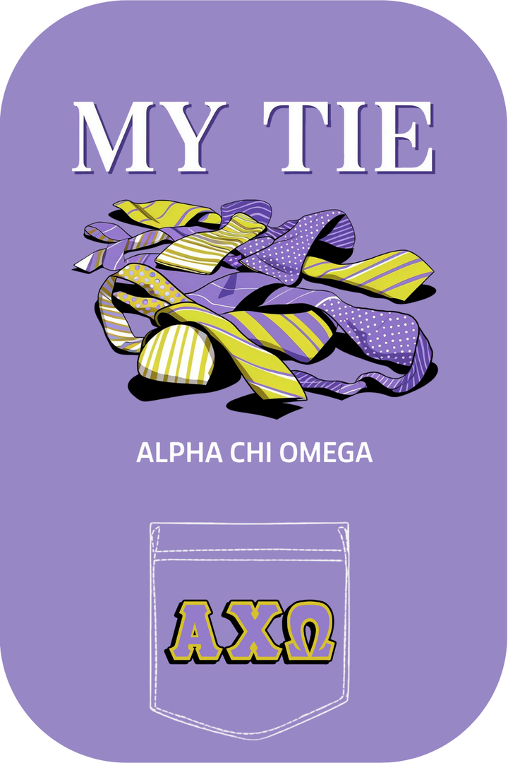 Custom My Tie Alpha Chi Omega