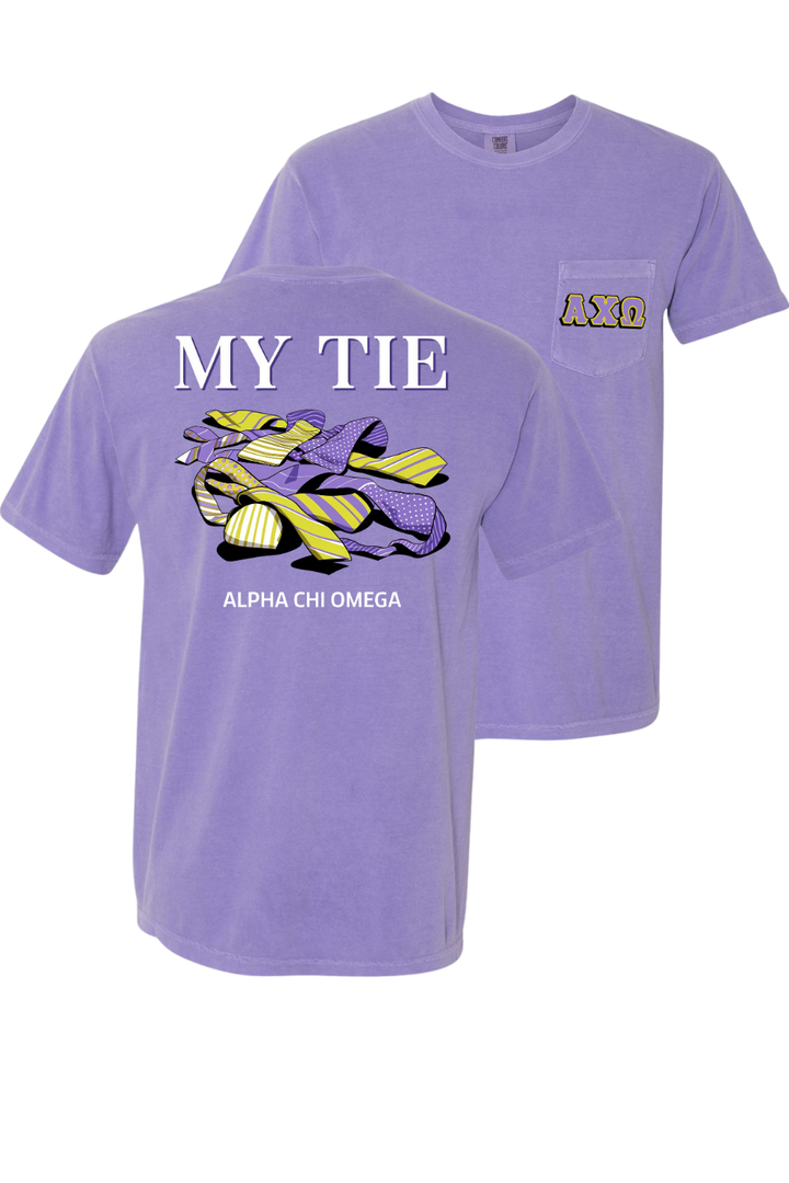 Custom My Tie Alpha Chi Omega