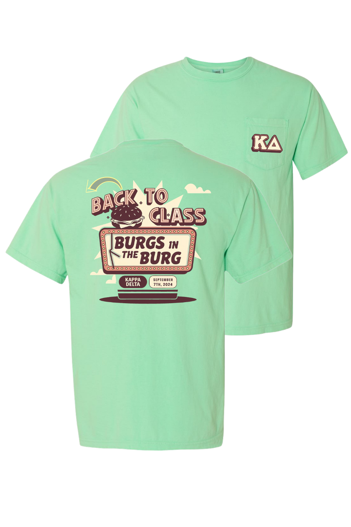 Custom Back to Class Burgs In The Burg Kappa Delta