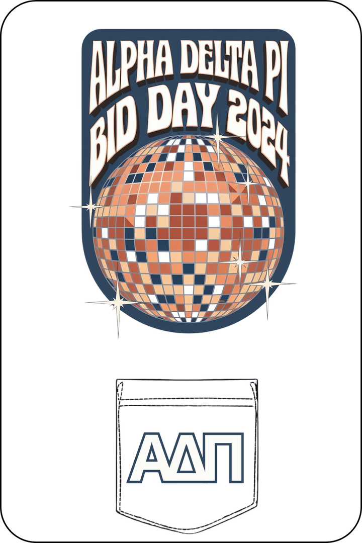 Custom Alpha Delta Pi Bid Day