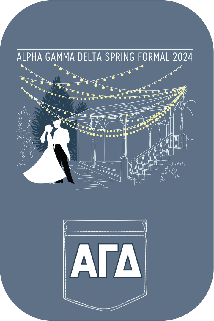 Custom Alpha Gamma Delta Spring Formal
