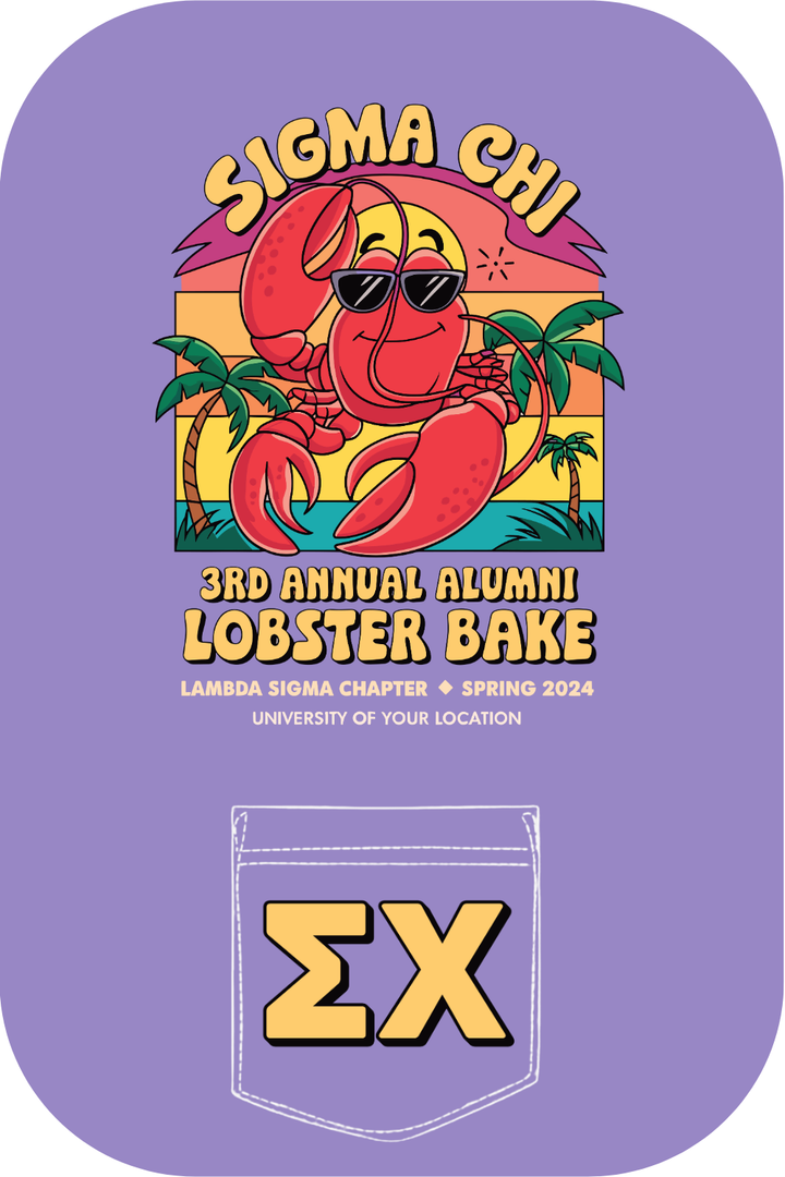 Custom Sigma Chi 3rd Annual Alumni Lobster Bake