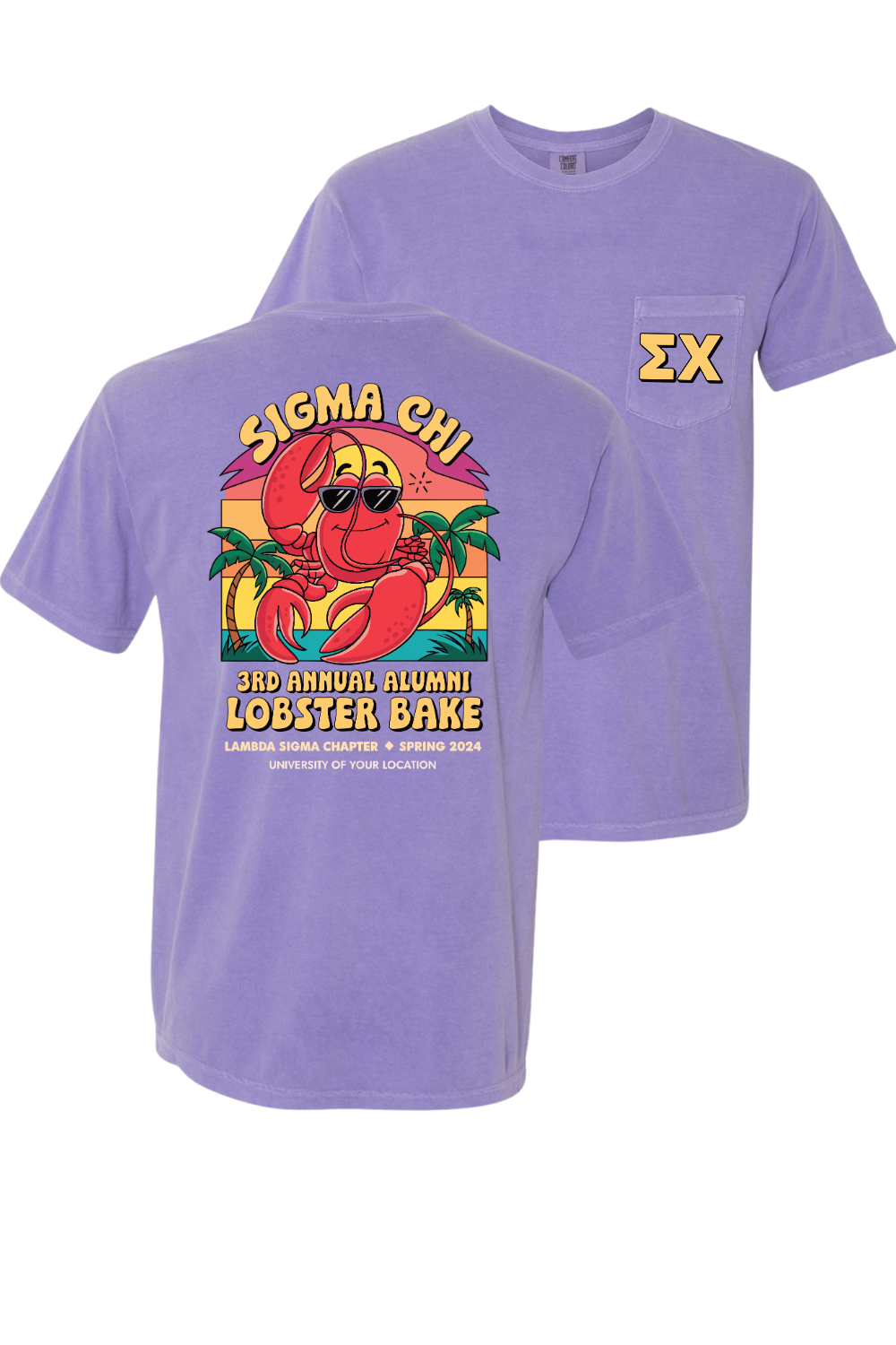 Custom Sigma Chi 3rd Annual Alumni Lobster Bake