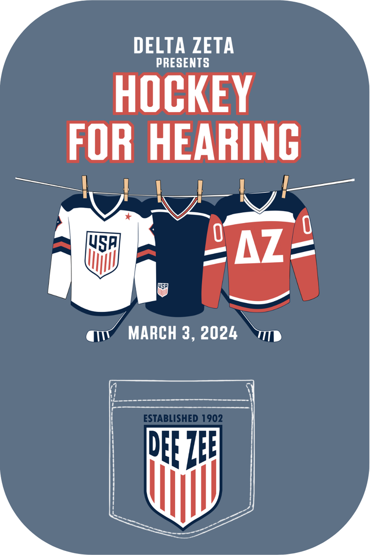 Custom Delta Zeta Presents Hockey For Hearing