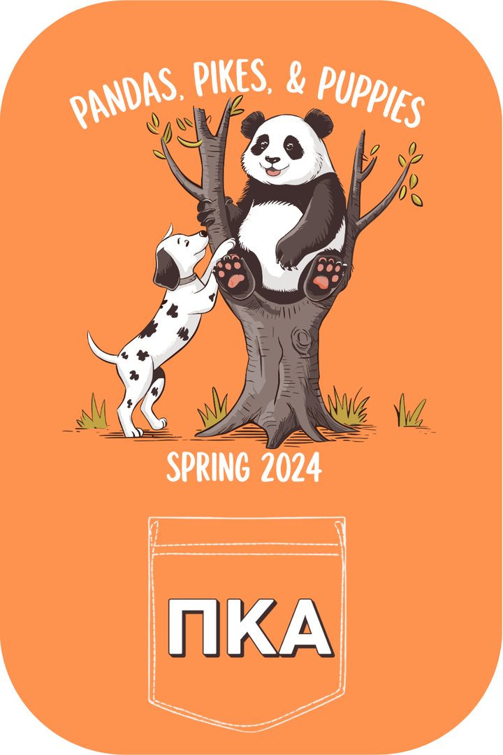 Custom Pandas, Pike And Puppies Spring