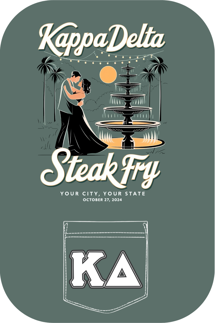 Custom Kappa Delta Steak Fry