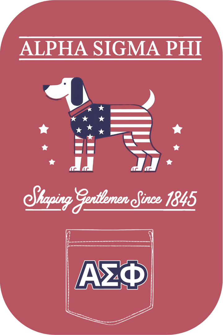 Custom Alpha Sigma Phi Shaping Gentlemen Since 1845