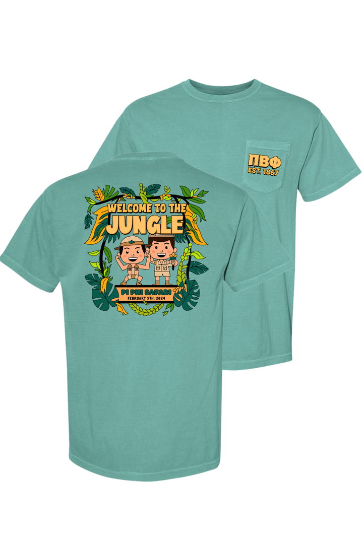 Custom Welcome To The Jungle Pi Beta Phi