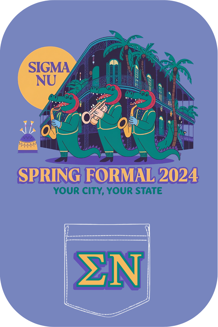 Custom Sigma Nu Spring Formal
