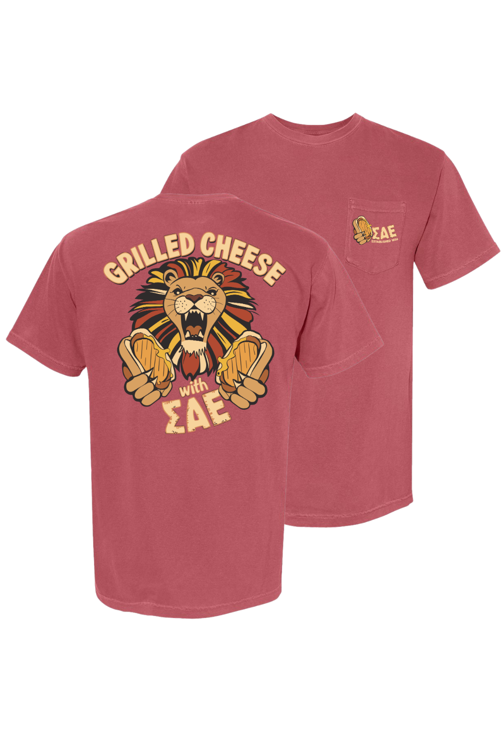 Custom Grilled Cheese With Sigma Alpha Epsilon