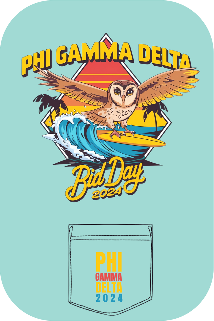 Custom Phi Gamma Delta Bid Day