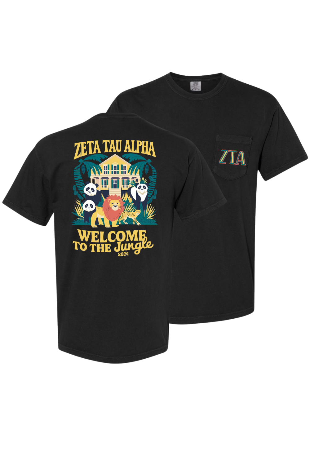 Custom Zeta Tau Alpha Welcome To The Jungle