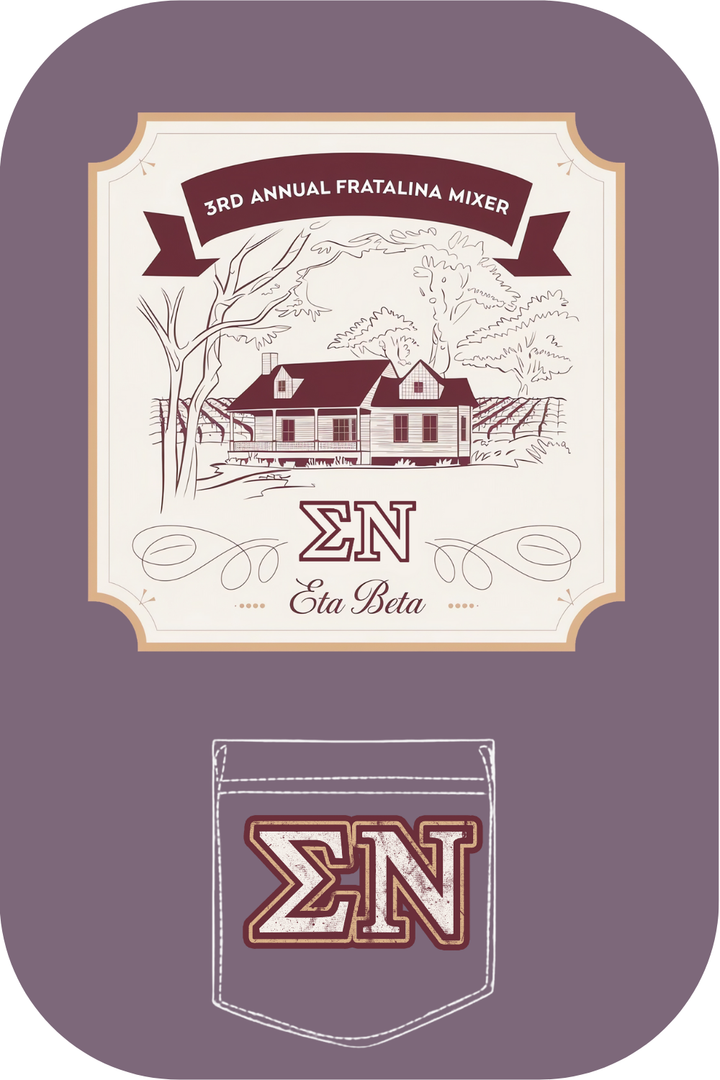 Custom Annual Fratalina Mixer Sigma Nu